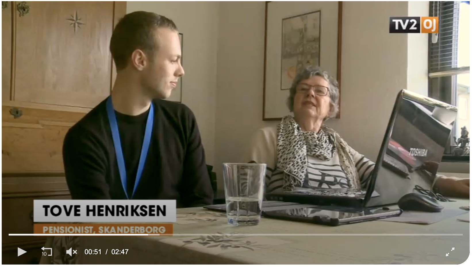 Hjælperne set på TV2 Østjylland